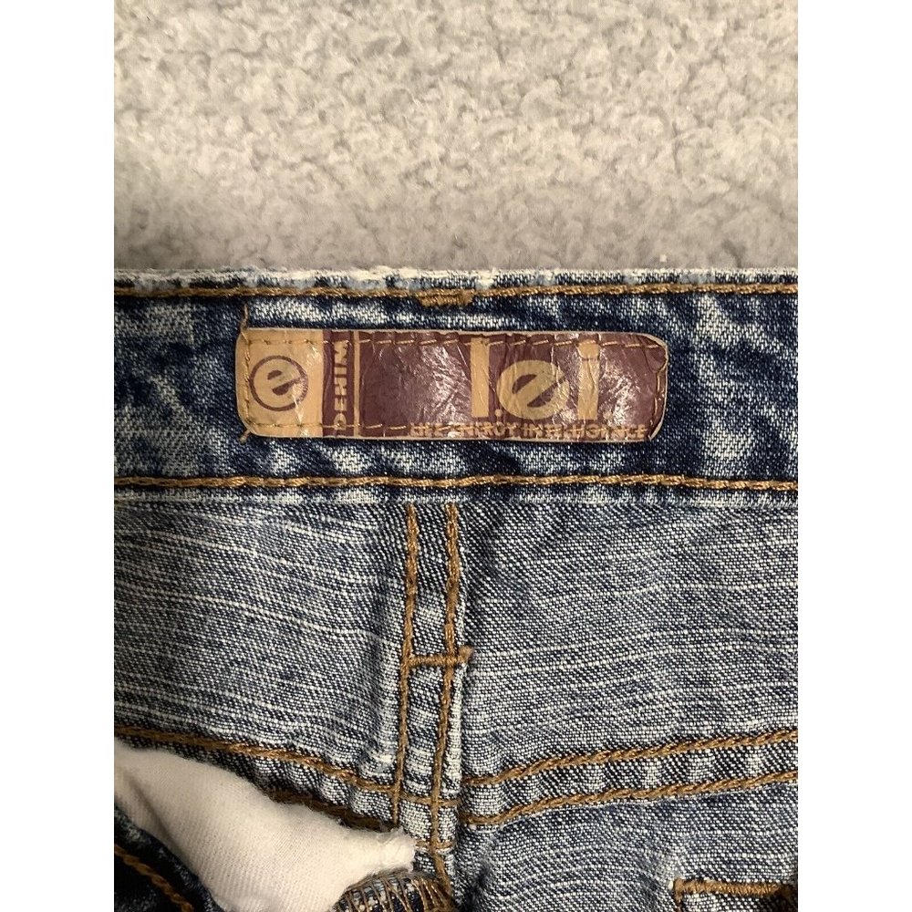 LEI Vintage Denim Jean Skirt Cotton Y2K Junior Size 3 - Picture 5 of 11